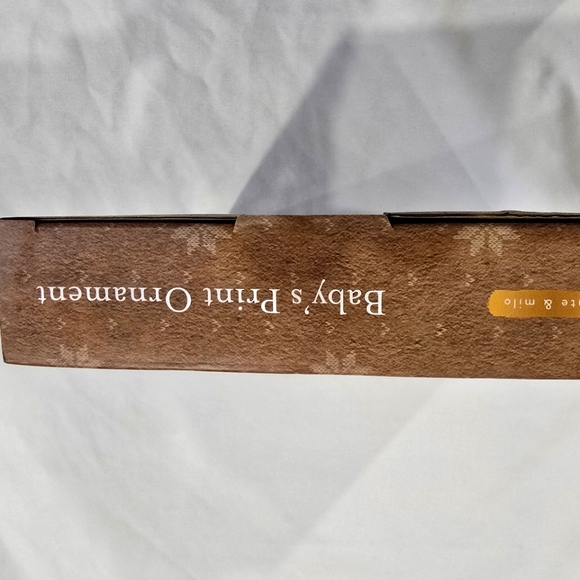 Baby’s Print Ornament - Kate & Milo - Picture 3 of 3